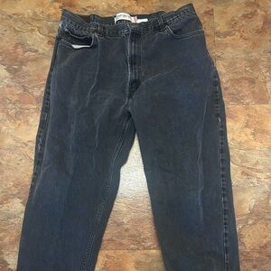 Levi’s 560 Comfort Fit Jeans 40x30 Dark Wash Tapered Leg Denim Baggy 90s Style
